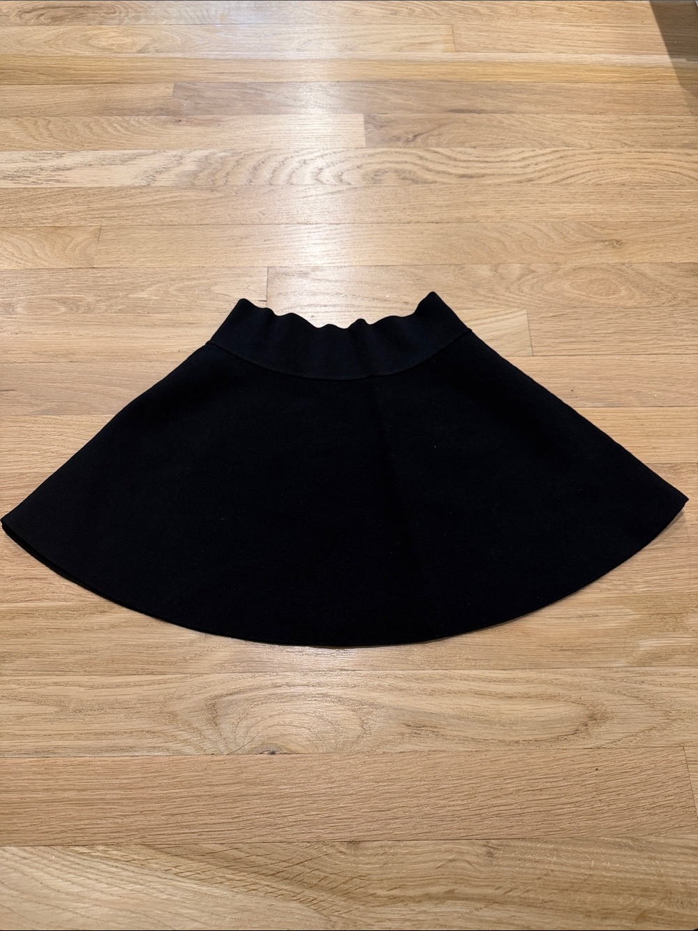 Milly Minis Black Flared Girls Skirt